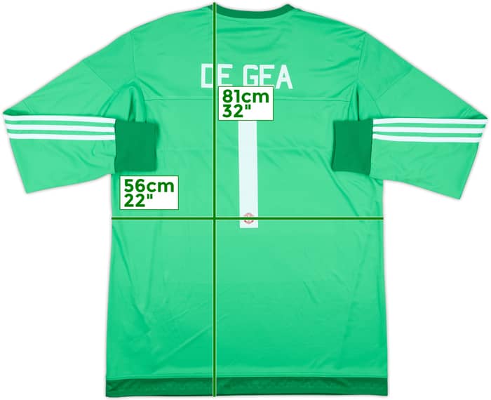 2015-16 Manchester United GK Shirt De Gea #1 (XL)