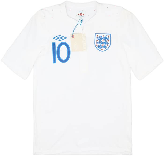 2010-11 England Home Shirt Rooney #10 (S)
