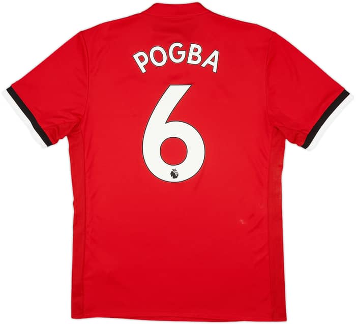 2017-18 Manchester United Home Shirt Pogba #6 (M)
