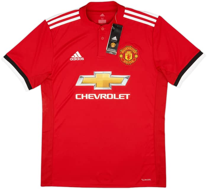 2017-18 Manchester United Home Shirt Pogba #6 (M)