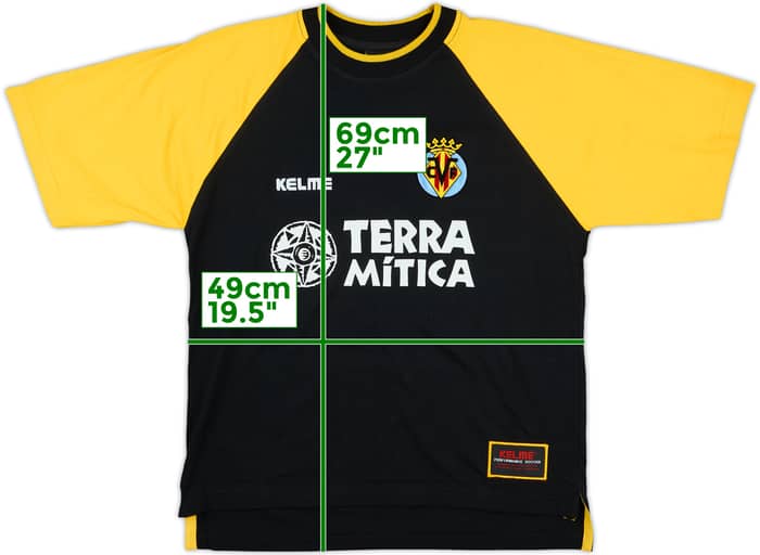 2000-01 Villarreal Kelme Training Tee (S)