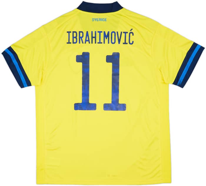2020-21 Sweden Home Shirt Ibrahimovic #11 (XL)