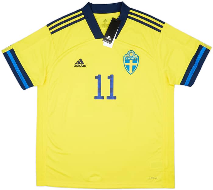 2020-21 Sweden Home Shirt Ibrahimovic #11 (XL)
