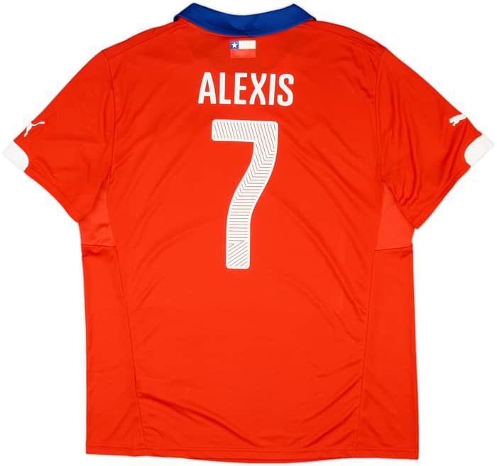 2014-15 Chile Home Shirt Alexis #7 (XXL)