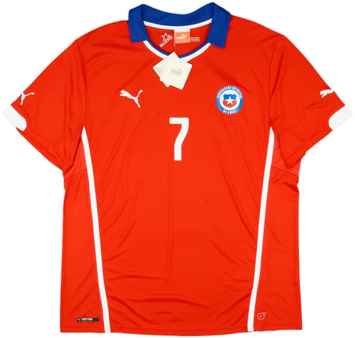 2014-15 Chile Home Shirt Alexis #7 (XXL)