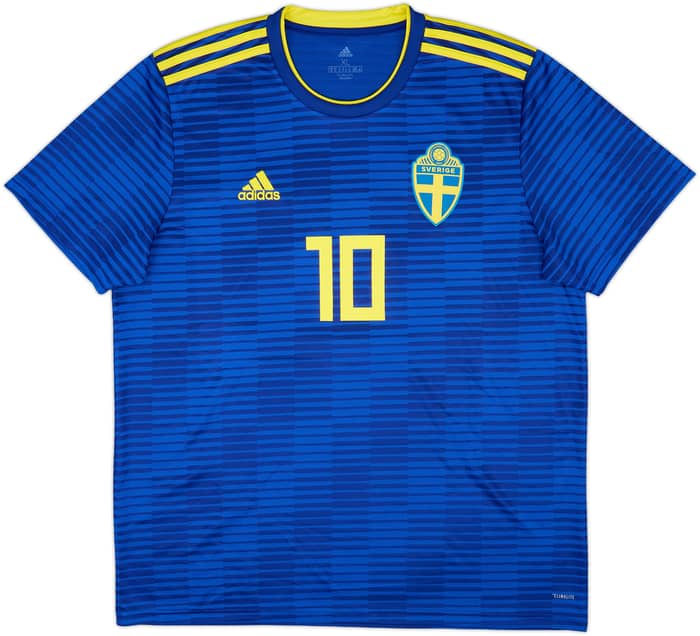 2018-20 Sweden Away Shirt Forsberg #10 - 9/10 - (XL)