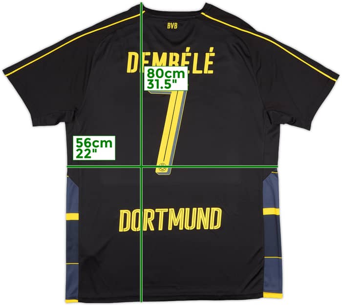 2016-17 Borussia Dortmund Away Shirt Dembele #7 (XL)