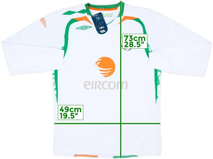 2008-10 Ireland Away L/S Shirt (M)