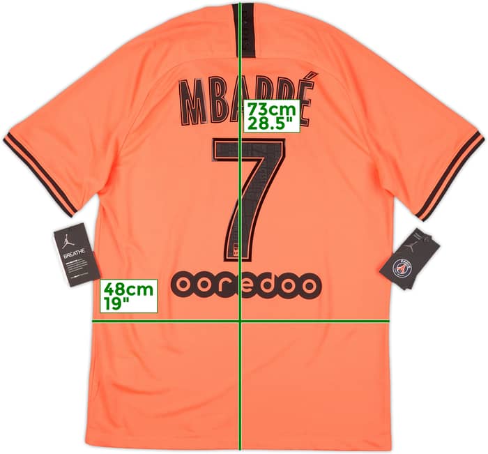 2019-20 Paris Saint-Germain Away Shirt Mbappe #7 (M)
