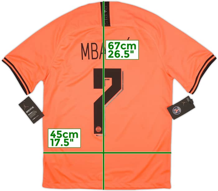 2019-20 Paris Saint-Germain Away Shirt Mbappe #7 (M)