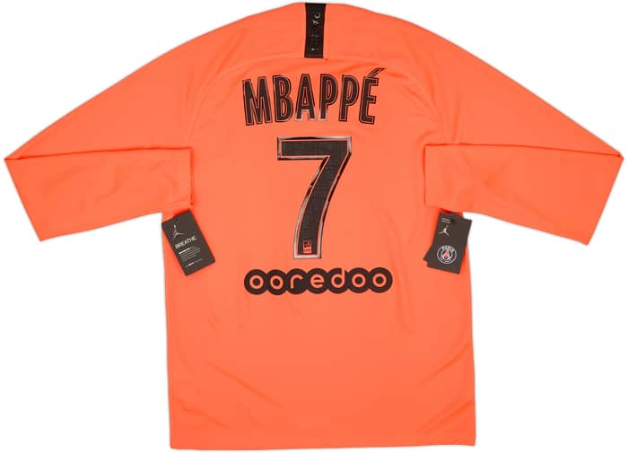 2019-20 Paris Saint-Germain Away L/S Shirt Mbappe #7 (M)