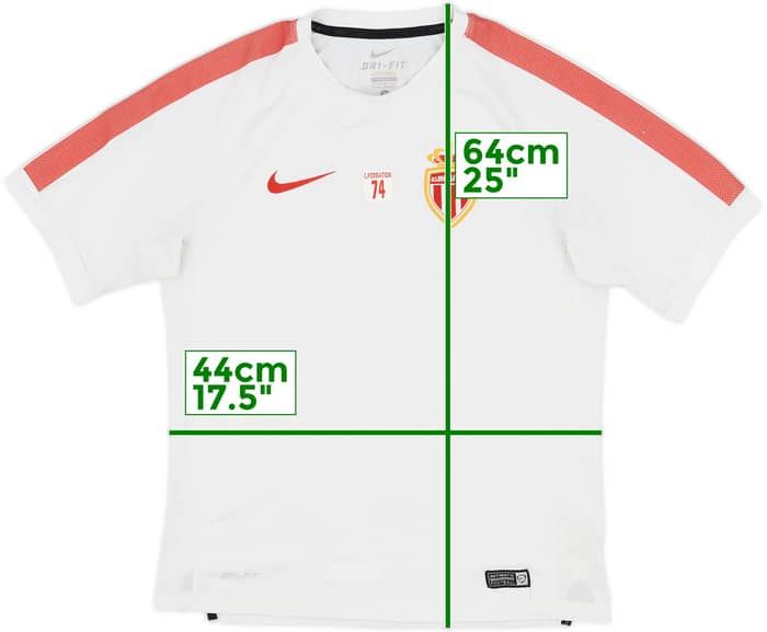 2014-15 Monaco Player Issue Nike Training Shirt C.Formation #74 - 8/10 - (S)