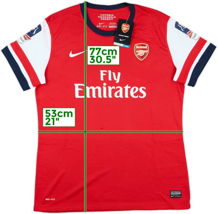 2012-14 Arsenal Home Shirt (Women's L)