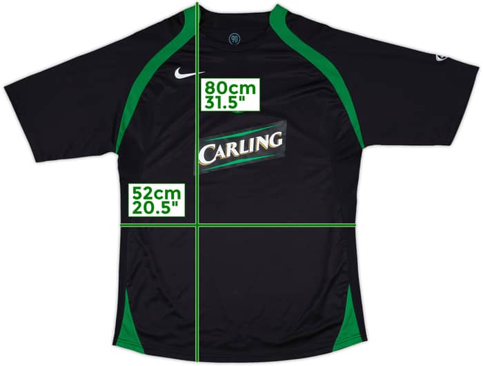 2005-06 Celtic Nike Training Shirt - 9/10 - (XL)