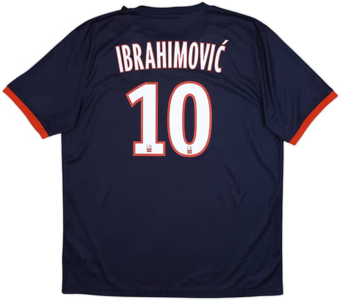 2013-14 Paris Saint-Germain Home Shirt Ibrahimovic #10 (XL)