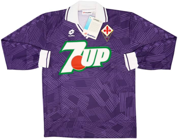 1991-92 Fiorentina Home L/S Shirt (M)