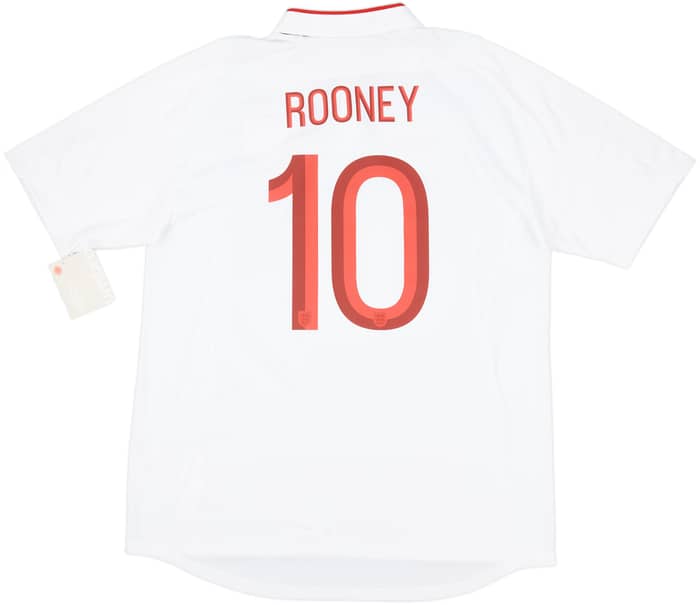 2012-13 England Home Shirt Rooney #10 (XL)