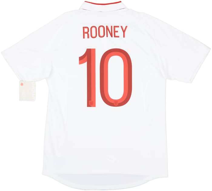 2012-13 England Home Shirt Rooney #10 (L)