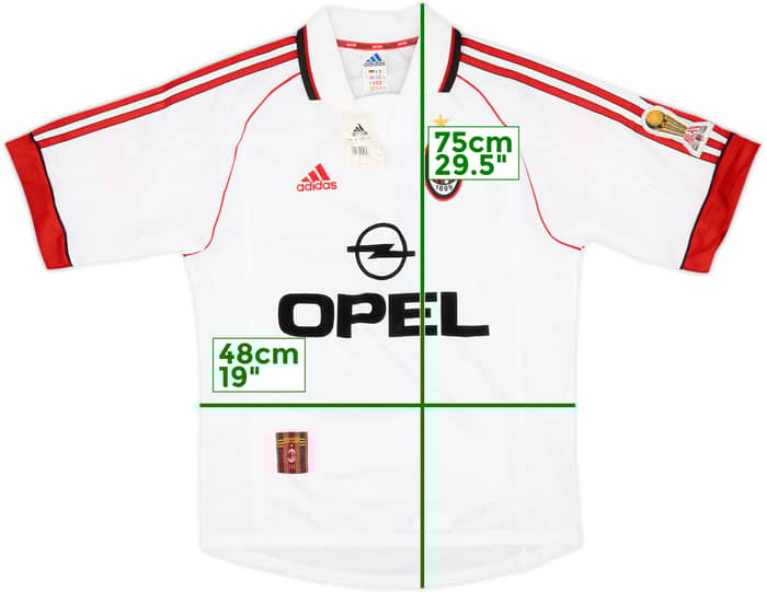 1999-00 AC Milan Centenary Away Shirt (S)