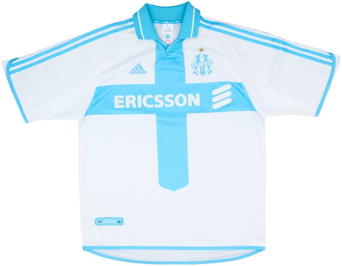 2000-01 Olympique Marseille Home Shirt - 9/10 - (L)