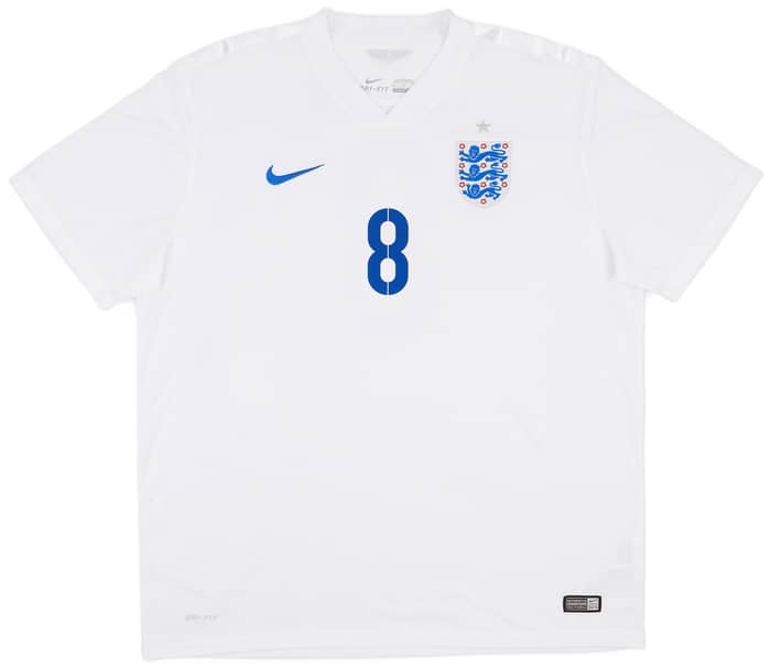 2014-15 England Home Shirt Lampard #8 - 8/10 - (XL)
