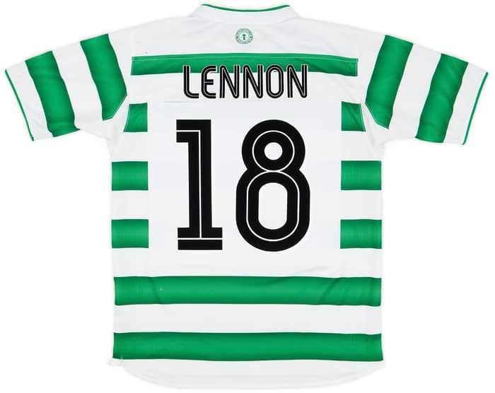 2003-04 Celtic Home Shirt Lennon #18 - 6/10 - (L)