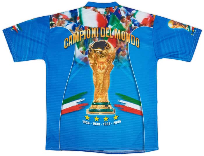 2006 Italy 'Campioni del Mondo' Fan Shirt - 9/10 - (XL)