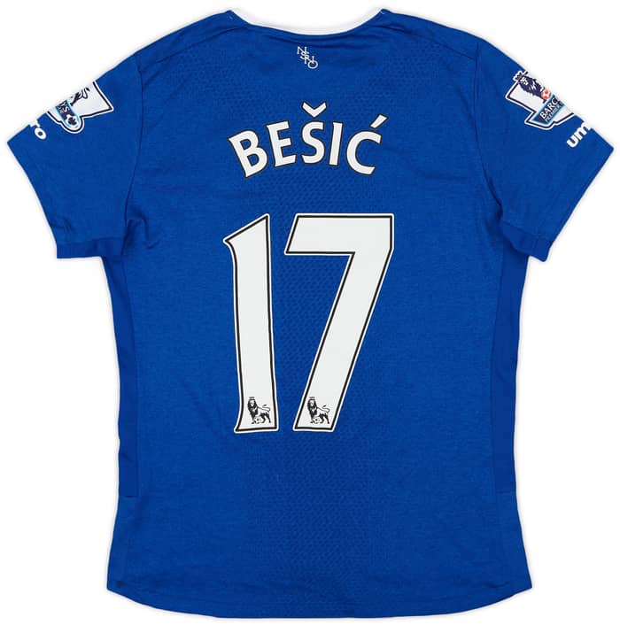 2015-16 Everton Home Shirt Besic #17 - 8/10 - (L.Boys)