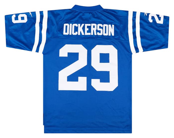 1988 Indianapolis Colts Dickerson #29 Reebok Premier Jersey (Home) M