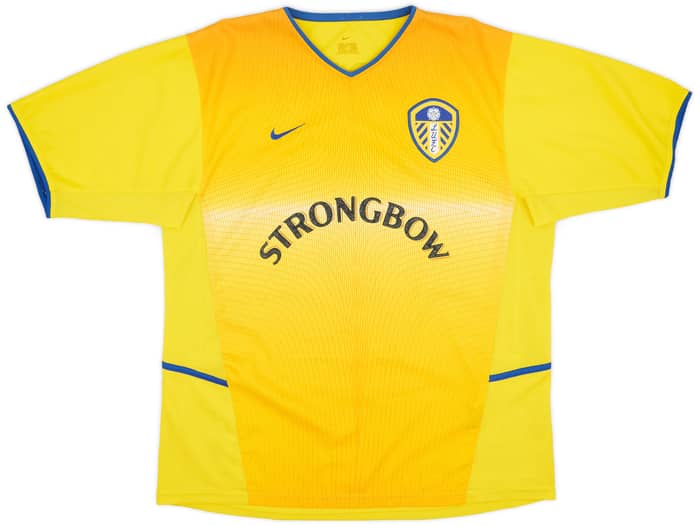 2002-03 Leeds United Away Shirt Radebe #5 - 8/10 - (L)
