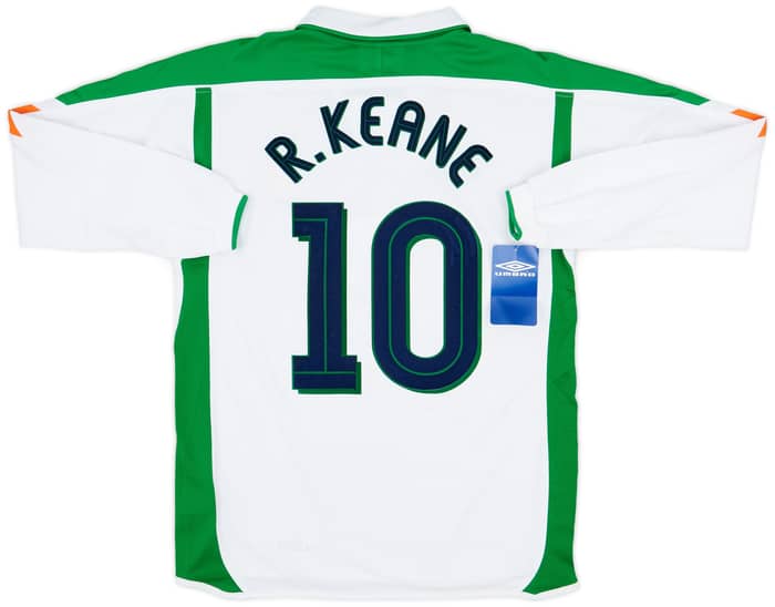 2003-05 Ireland Away L/S Shirt R. Keane #10 (M)
