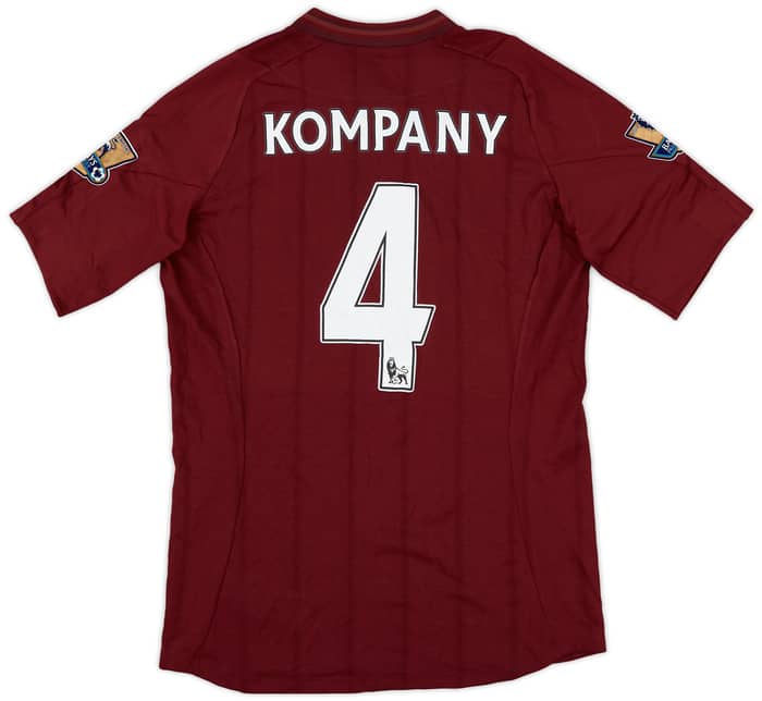 2012-13 Manchester City Away Shirt Kompany #4 (M)
