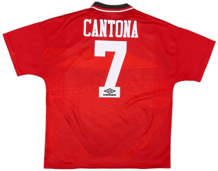 1994-96 Manchester United Home Shirt Cantona #7 - 6/10 - (L)