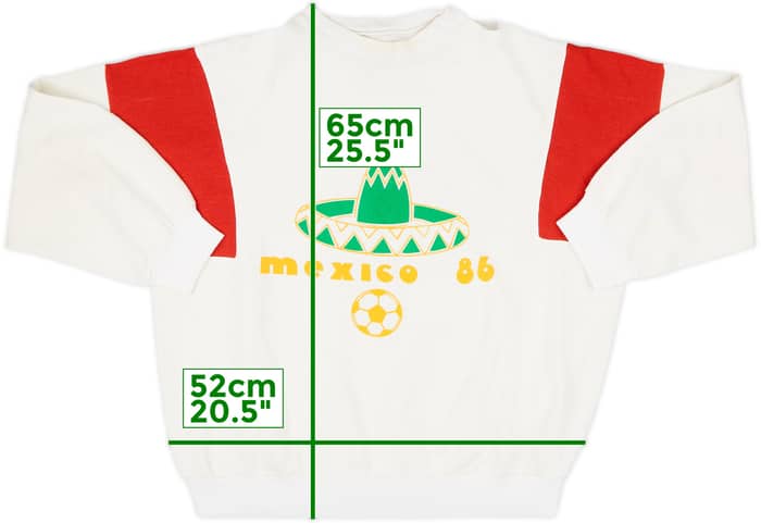 1986 Mexico '86' Sweat Top - 7/10 - (L)