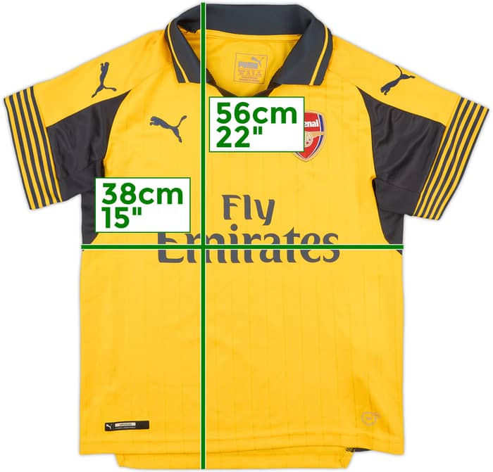 2016-17 Arsenal Away Shirt - 10/10 - (S.Boys)