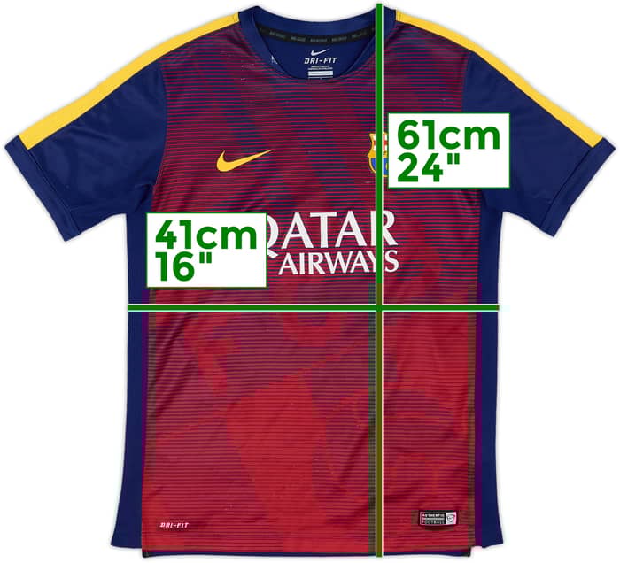 2015-16 Barcelona Nike Training Shirt - 7/10 - (L.Boys)