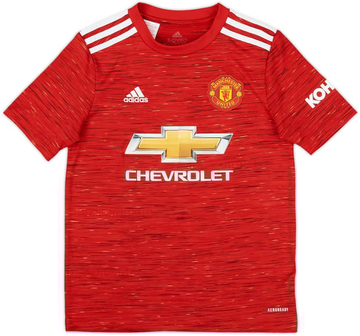 2020-21 Manchester United Home Shirt - 9/10 - (M.Boys)