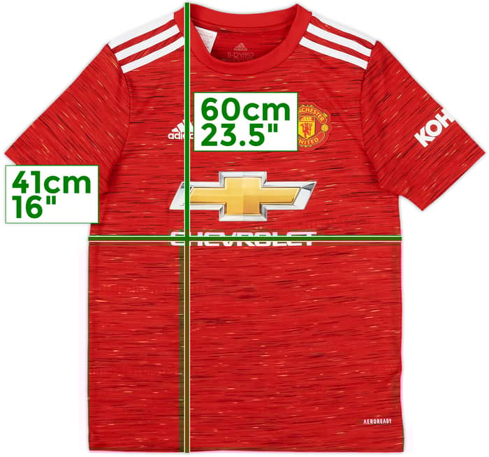 2020-21 Manchester United Home Shirt - 9/10 - (M.Boys)