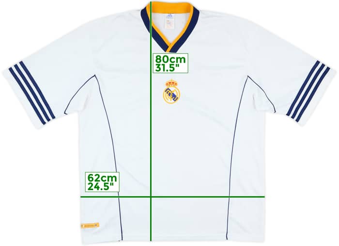 1998-99 Real Madrid adidas Training Shirt - 6/10 - (XL)