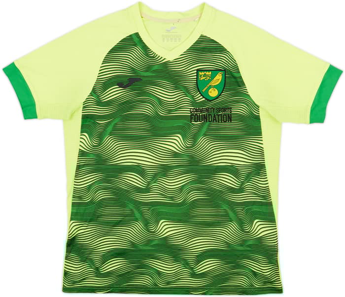 2021-22 Norwich Joma Training Shirt - 7/10 - (L.Boys)