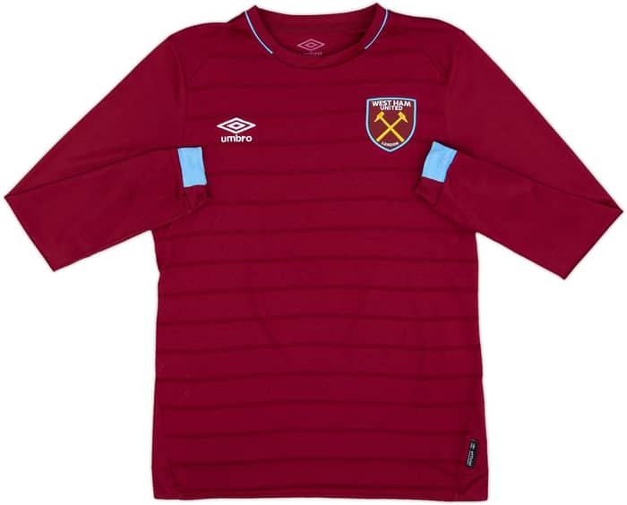 2018-19 West Ham Home L/S Shirt Zabaleta #5 - 7/10 - (S)