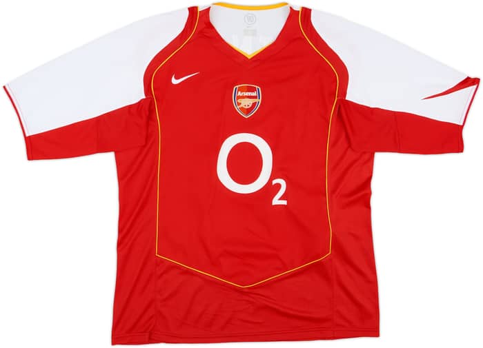 2004-05 Arsenal Home Shirt #14 HENRY (Excellent) Size S