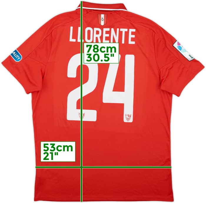 2015-16 Sevilla Away Shirt Llorente #24 - 6/10 - (L)