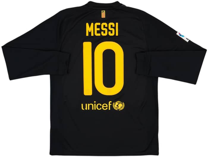 2011-12 Barcelona Away L/S Shirt Messi #10 - 7/10 - (M)