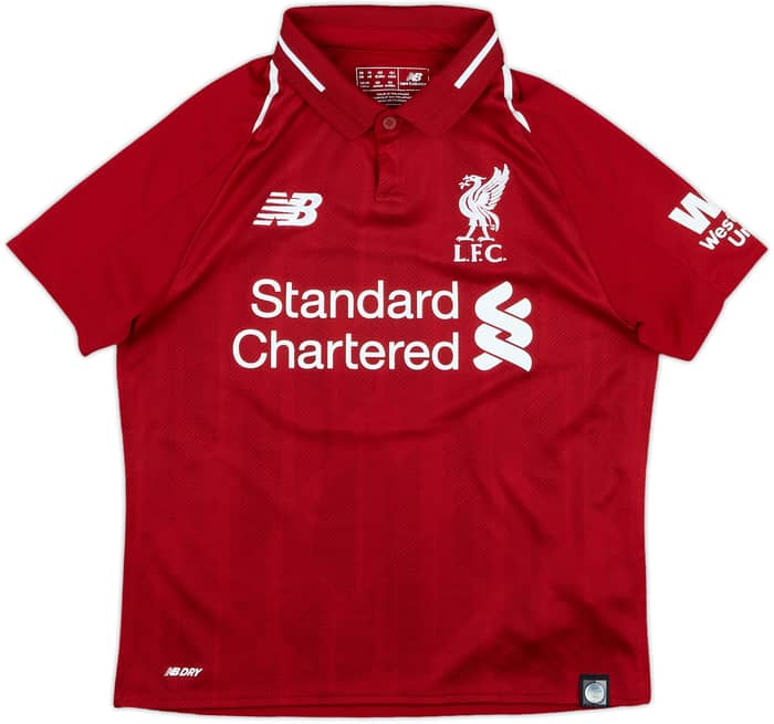 2018-19 Liverpool Home Shirt - 7/10 - (S.Boys)