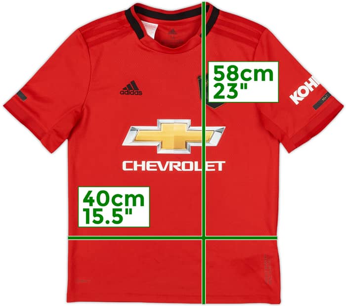 2019-20 Manchester United Home Shirt - 9/10 - (M.Boys)