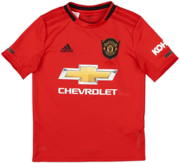 2019-20 Manchester United Home Shirt - 8/10 - (S.Boys)