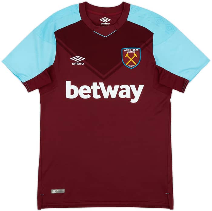 2017-18 West Ham Home Shirt Zabaleta #5 - 9/10 - (M)