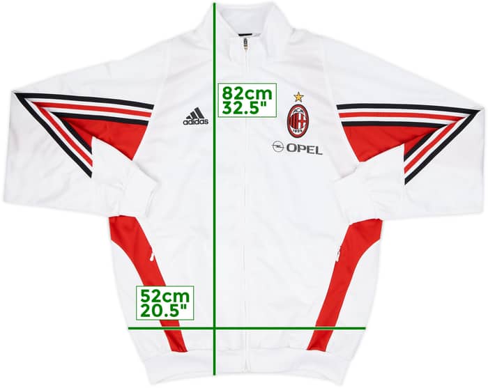 2003-04 AC Milan adidas Track Jacket - 5/10 - (XL)
