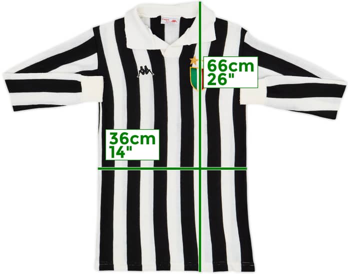 1982-83 Juventus Home L/S Shirt - 8/10 - (Y)